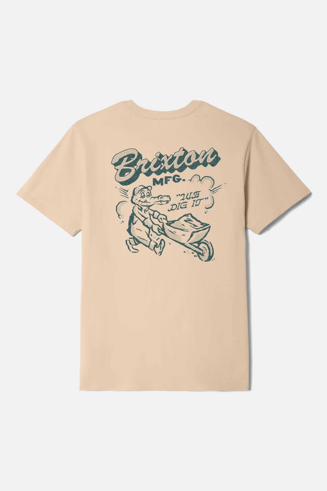 Dig It S/S Standard Tee - Cream