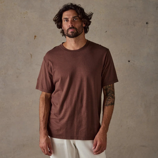 Hemp Tee - Brown