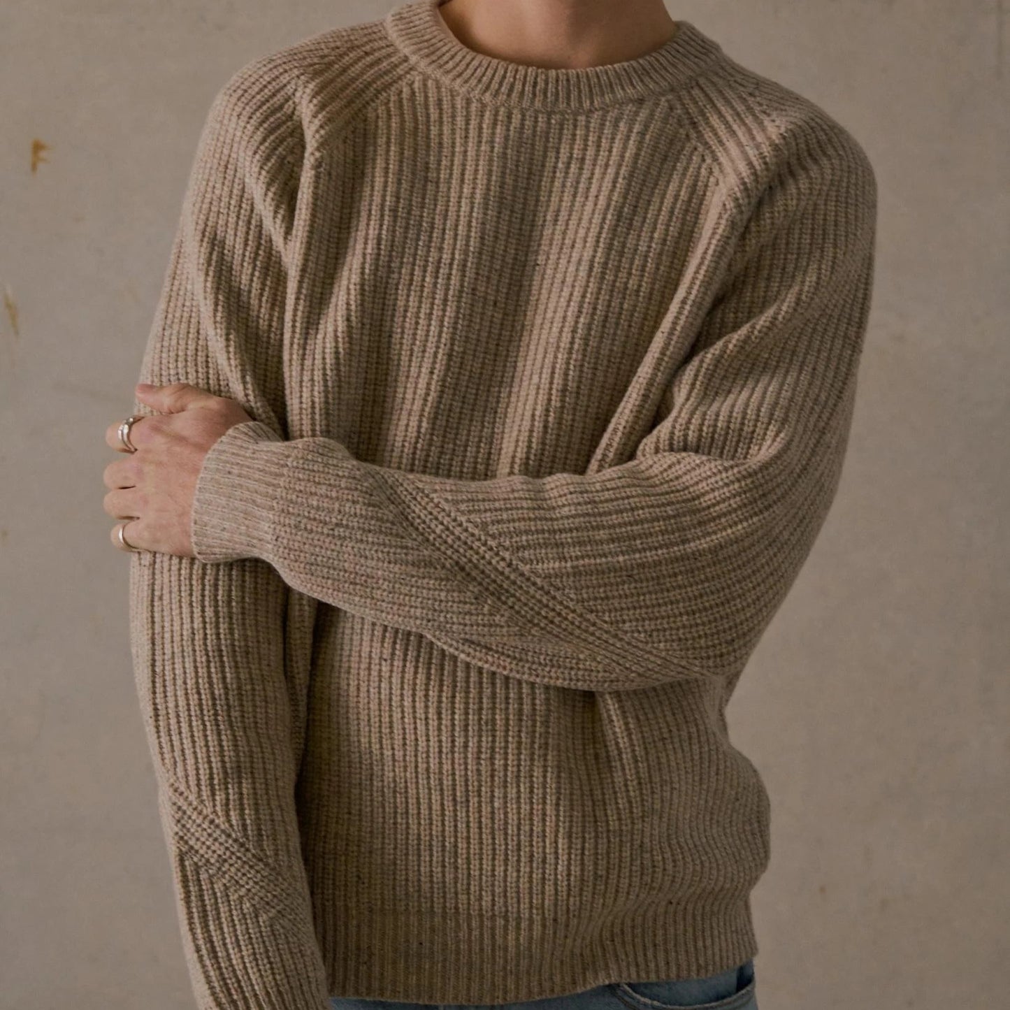 Fisherman Knit - Light Tan