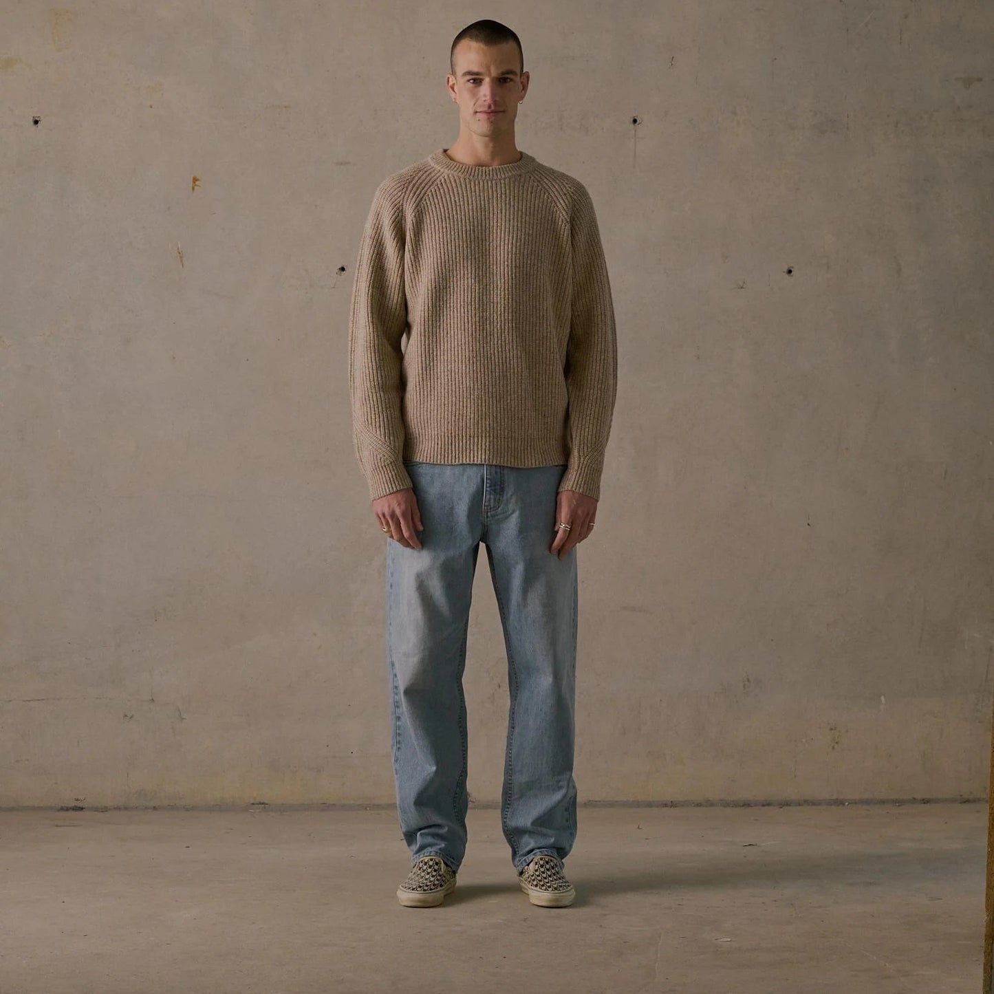 Fisherman Knit - Light Tan