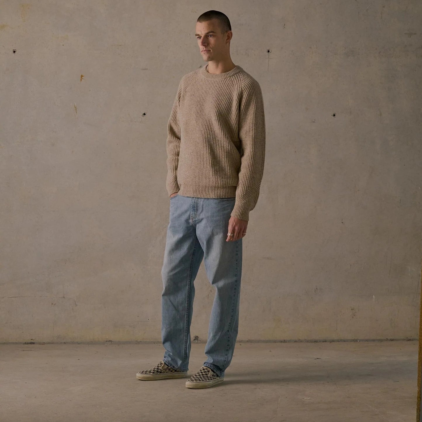 Fisherman Knit - Light Tan