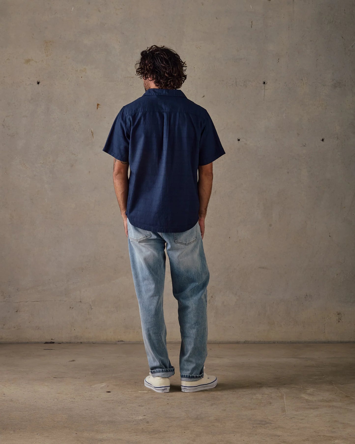 Hemp Shirt - Dark Blue