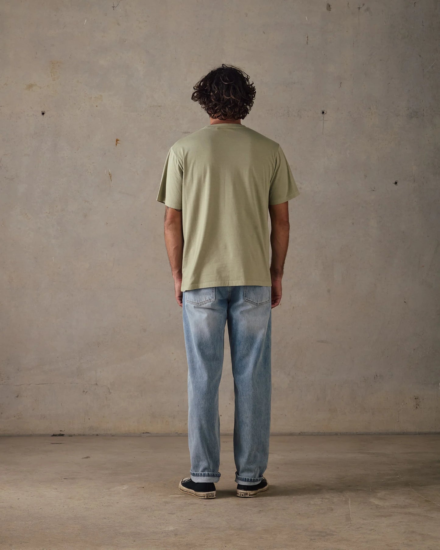 Waves Tee by Schuyler Beecroft - Light Green