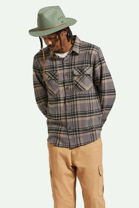 Wesley Wthr Guard Packable Fedora- Light Moss