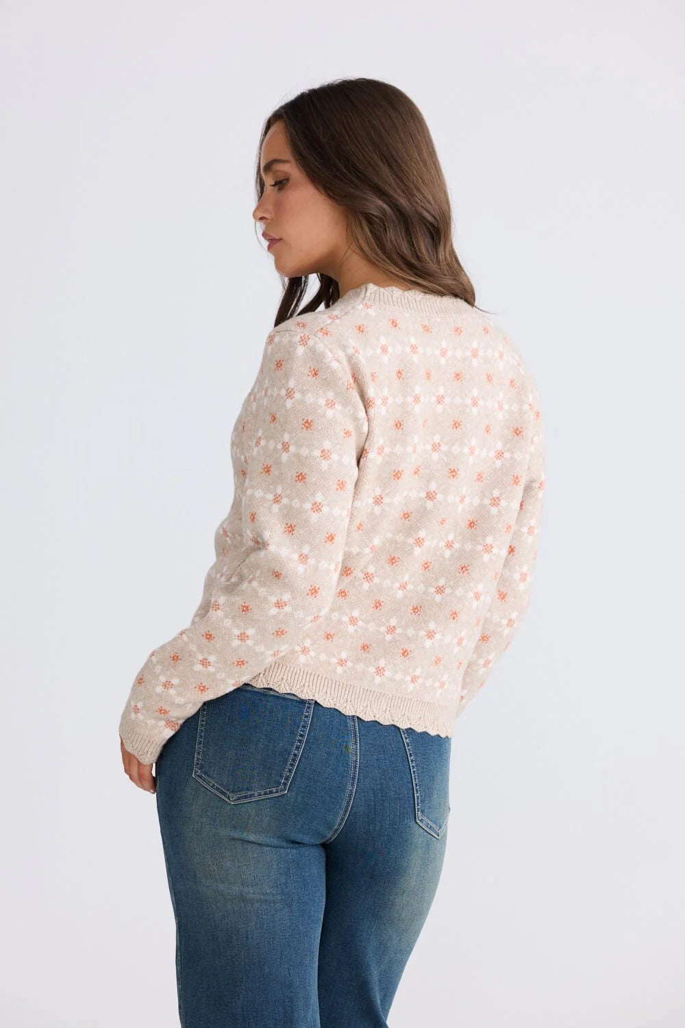 Prairie Cardi - Daisy Beige