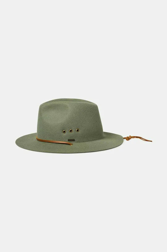 Wesley Wthr Guard Packable Fedora- Light Moss