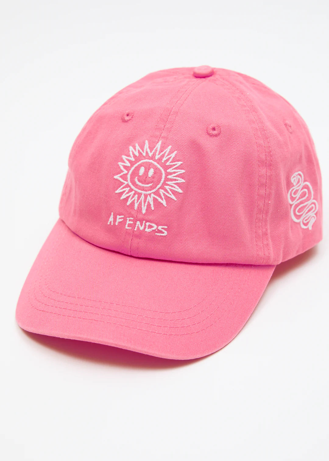 High Recycled Panelled Cap - Pink