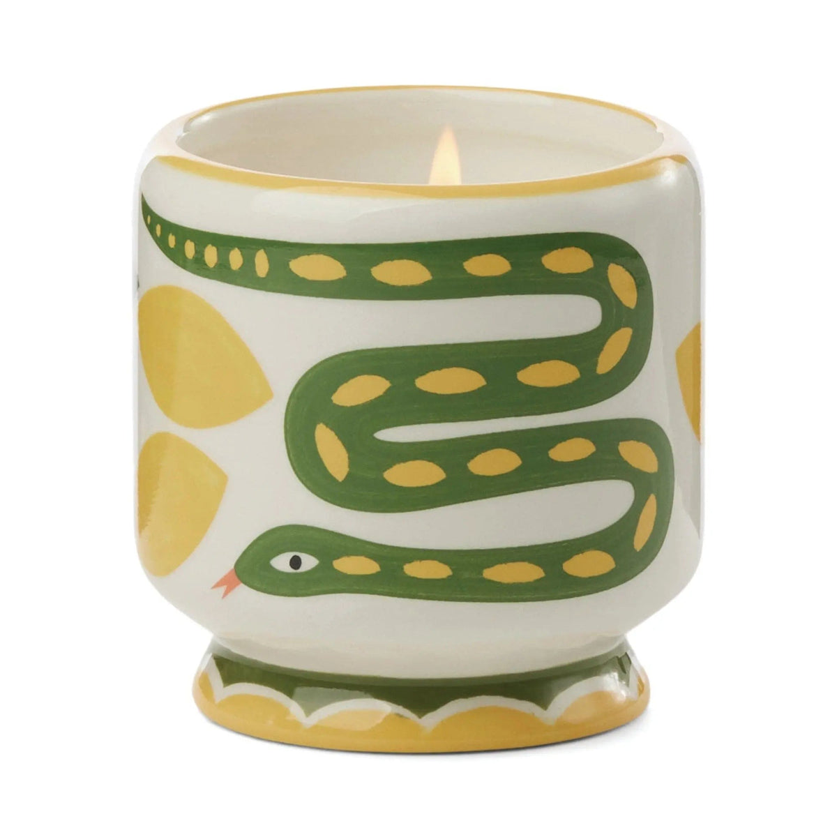 Designworks Collective A Dopo Snake Ceramic Candle 8oz - Wild Lemongrass