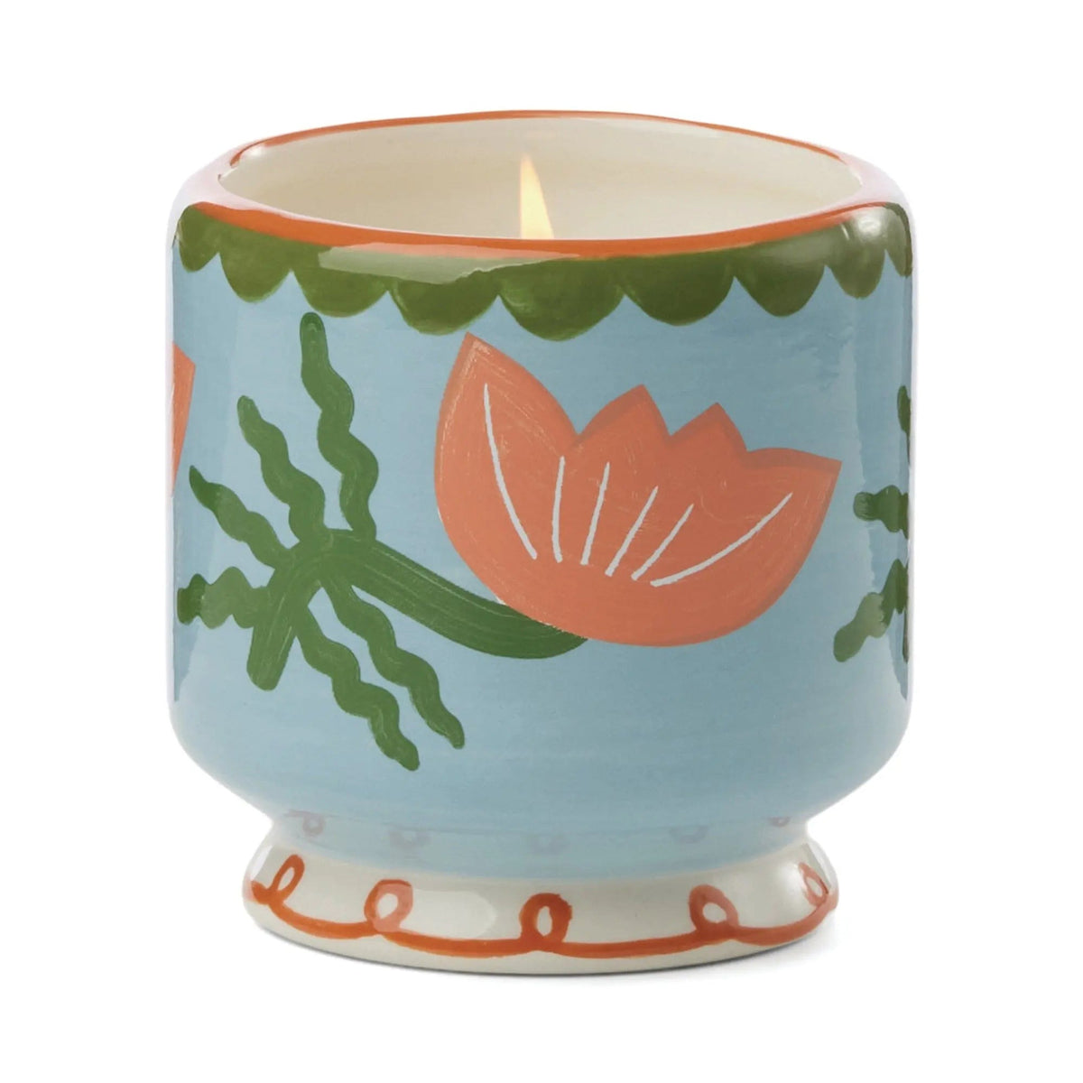 Designworks Collective A Dopo Flower Ceramic Candle 8oz - Cactus Flower
