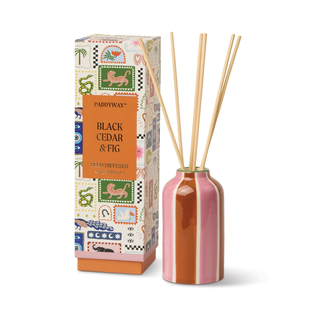 Designworks Collective A Dopo Reed Diffuser 4oz - Black Cedar and Fig