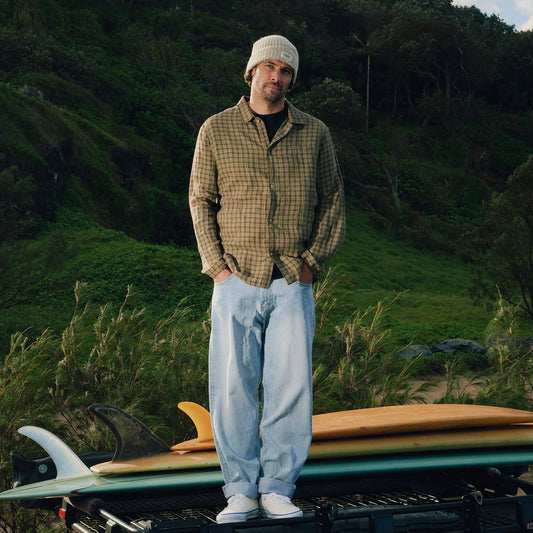 Fisherman Beanie - Light Tan