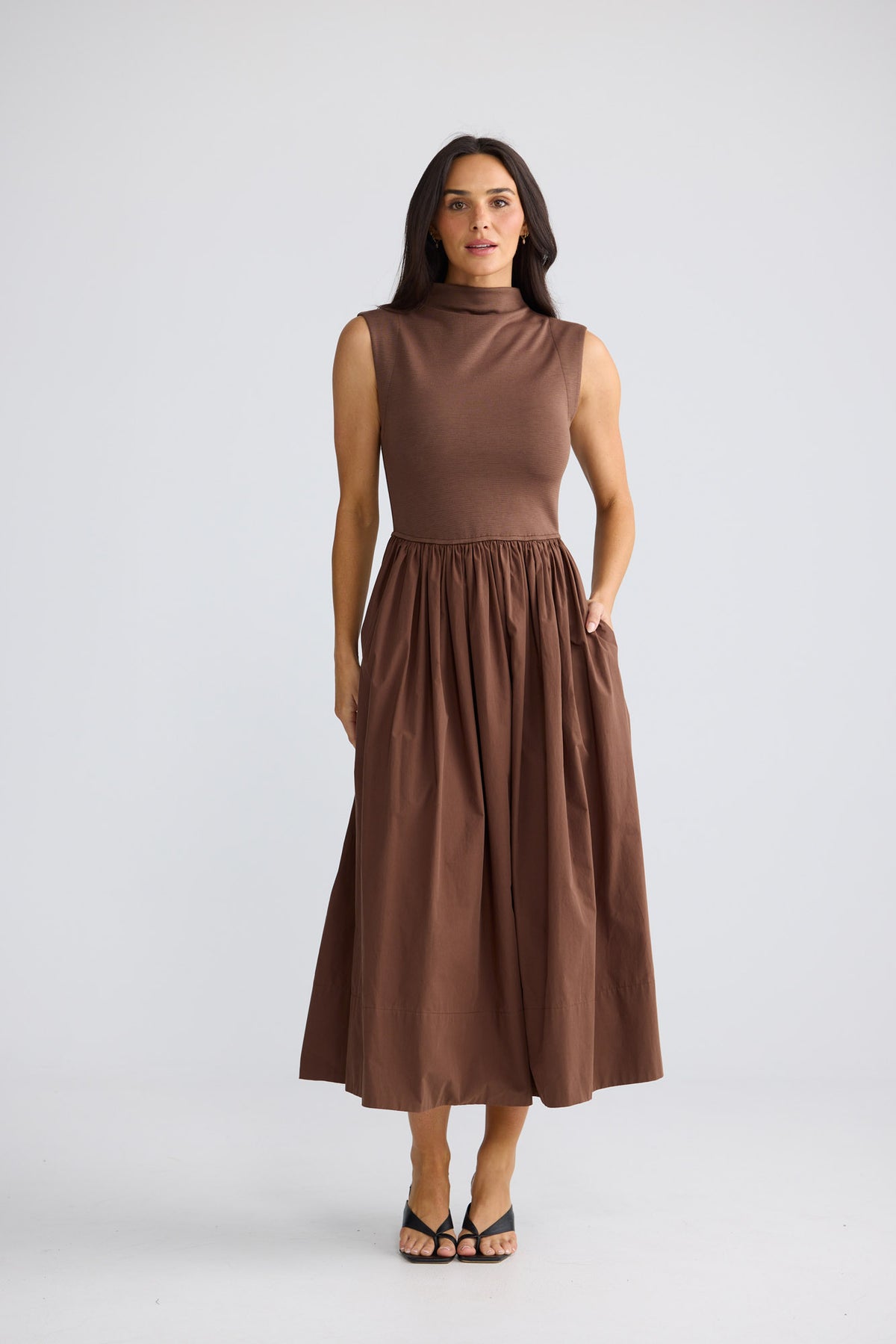 Mayflower Dress - Chocolate