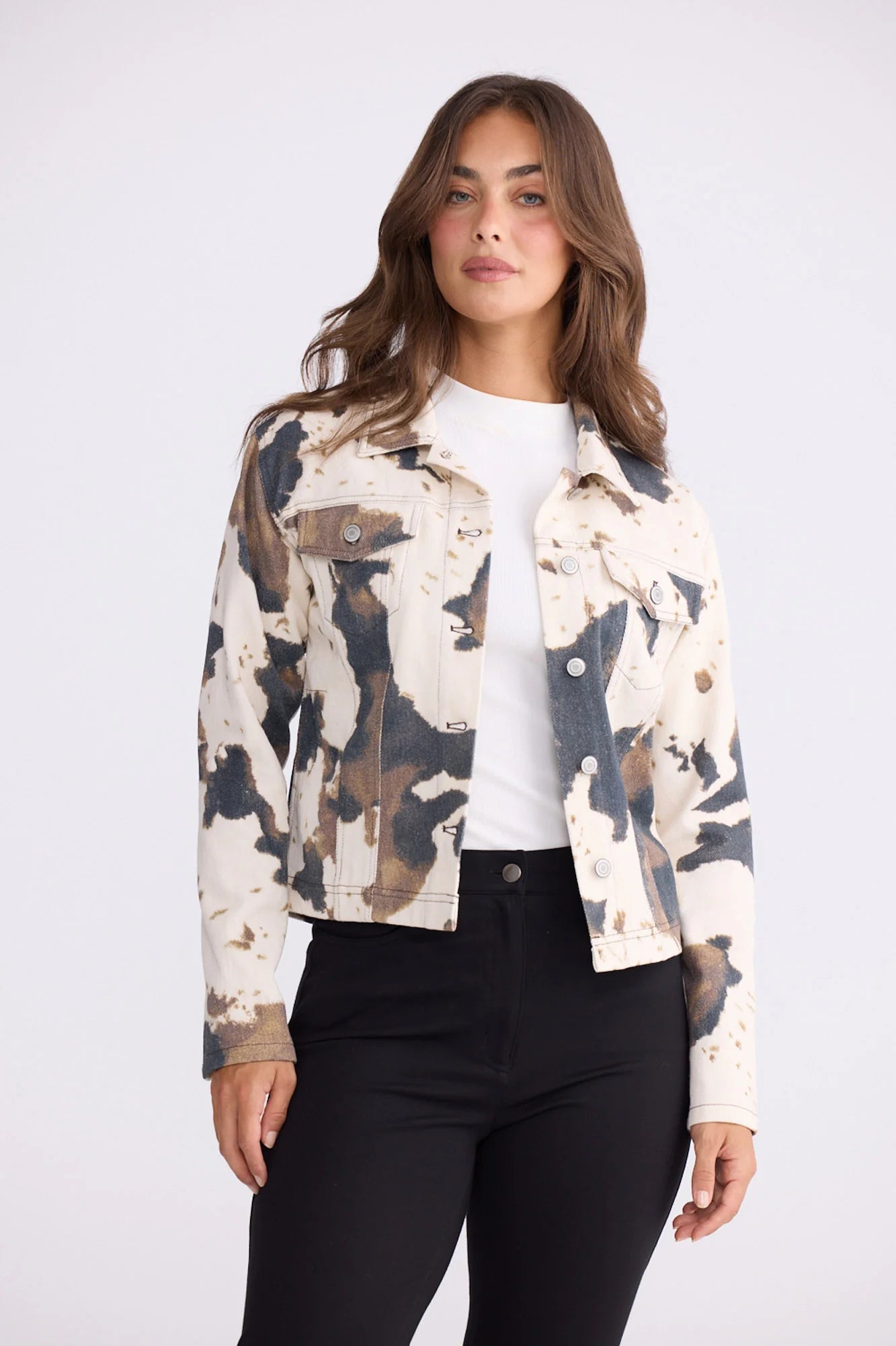 Sidewalker Jacket - Abstract Cow