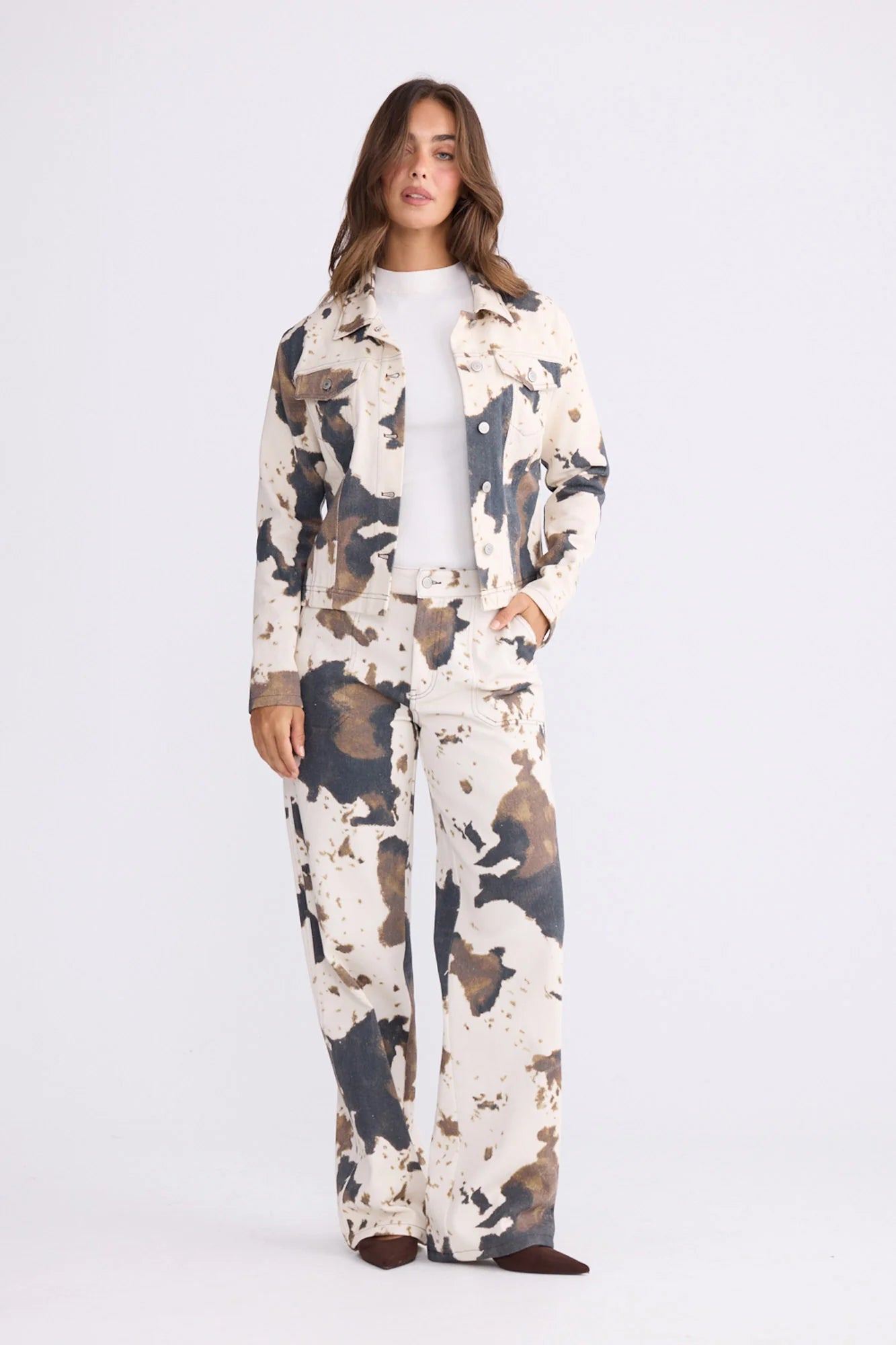 Sidewalker Jacket - Abstract Cow