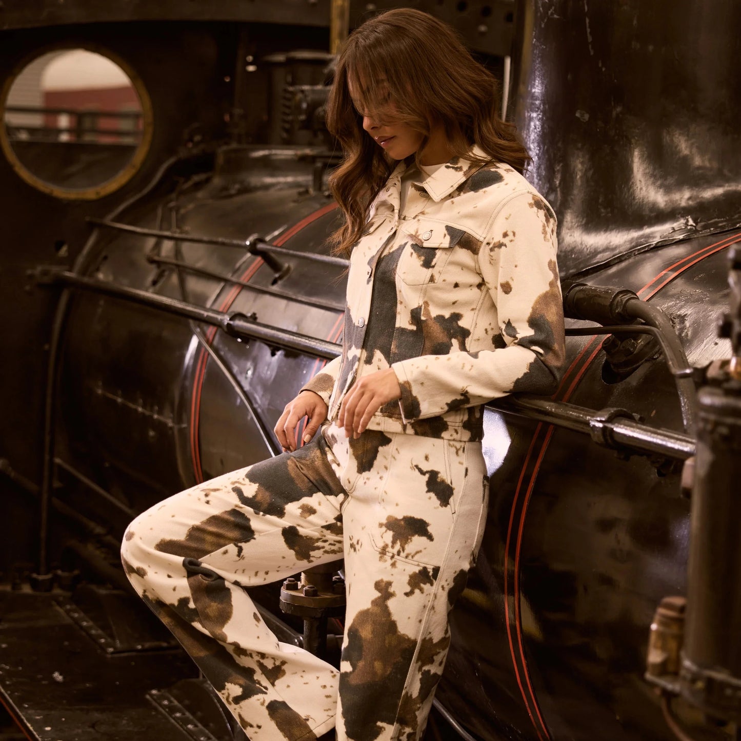 Sidewalker Jacket - Abstract Cow