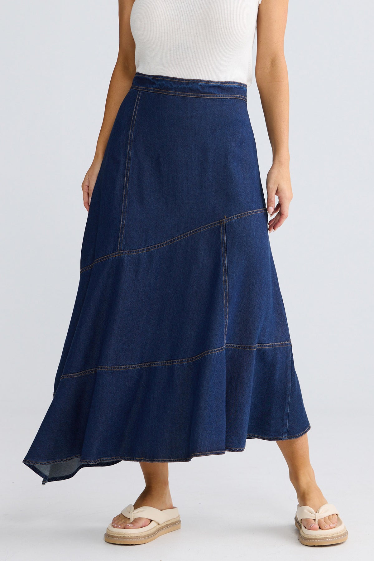 Barrymore Skirt - Indigo