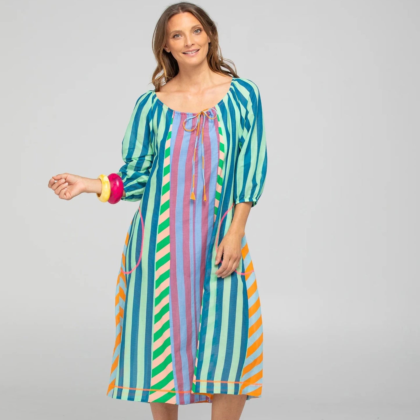 Lucia Dress - Capri Spliced