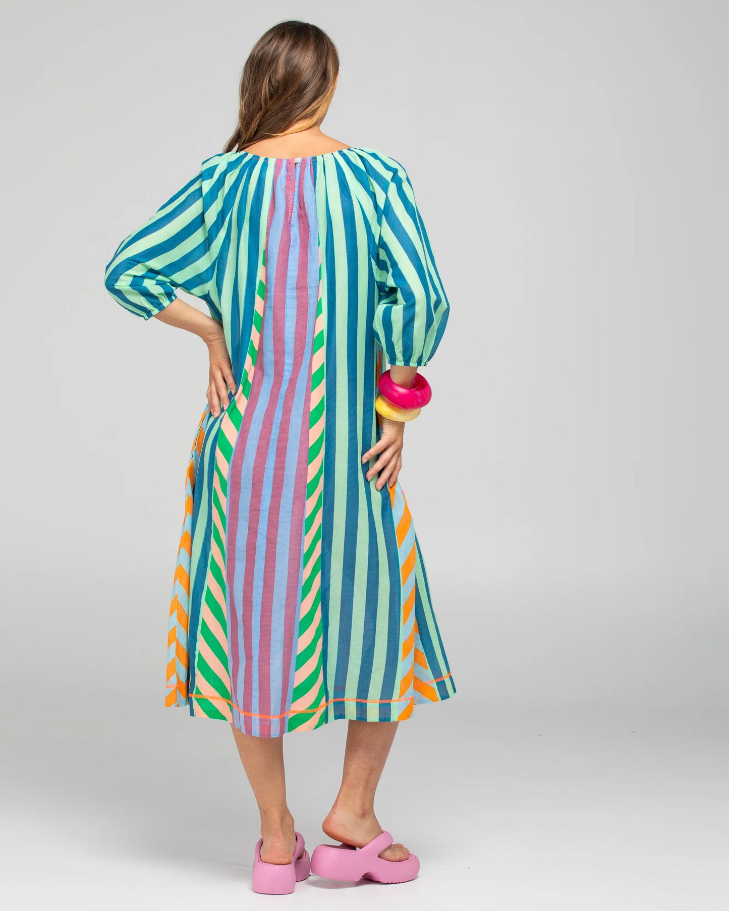 Lucia Dress - Capri Spliced