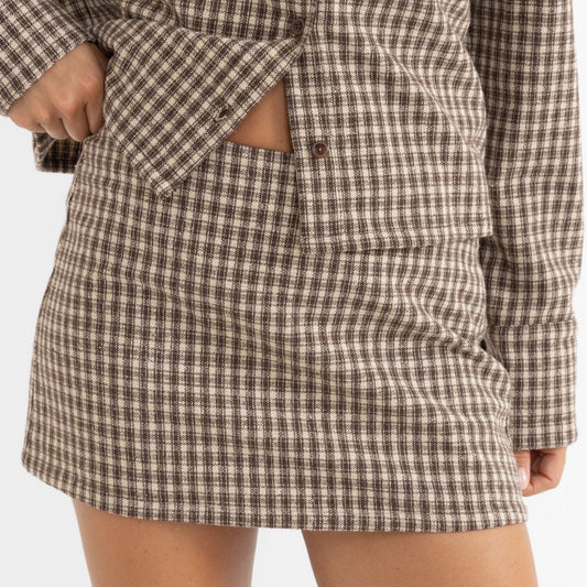 Isolde Mini Skirt - Beige