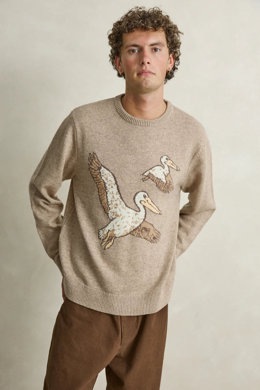 Pelican Knit - Cafe