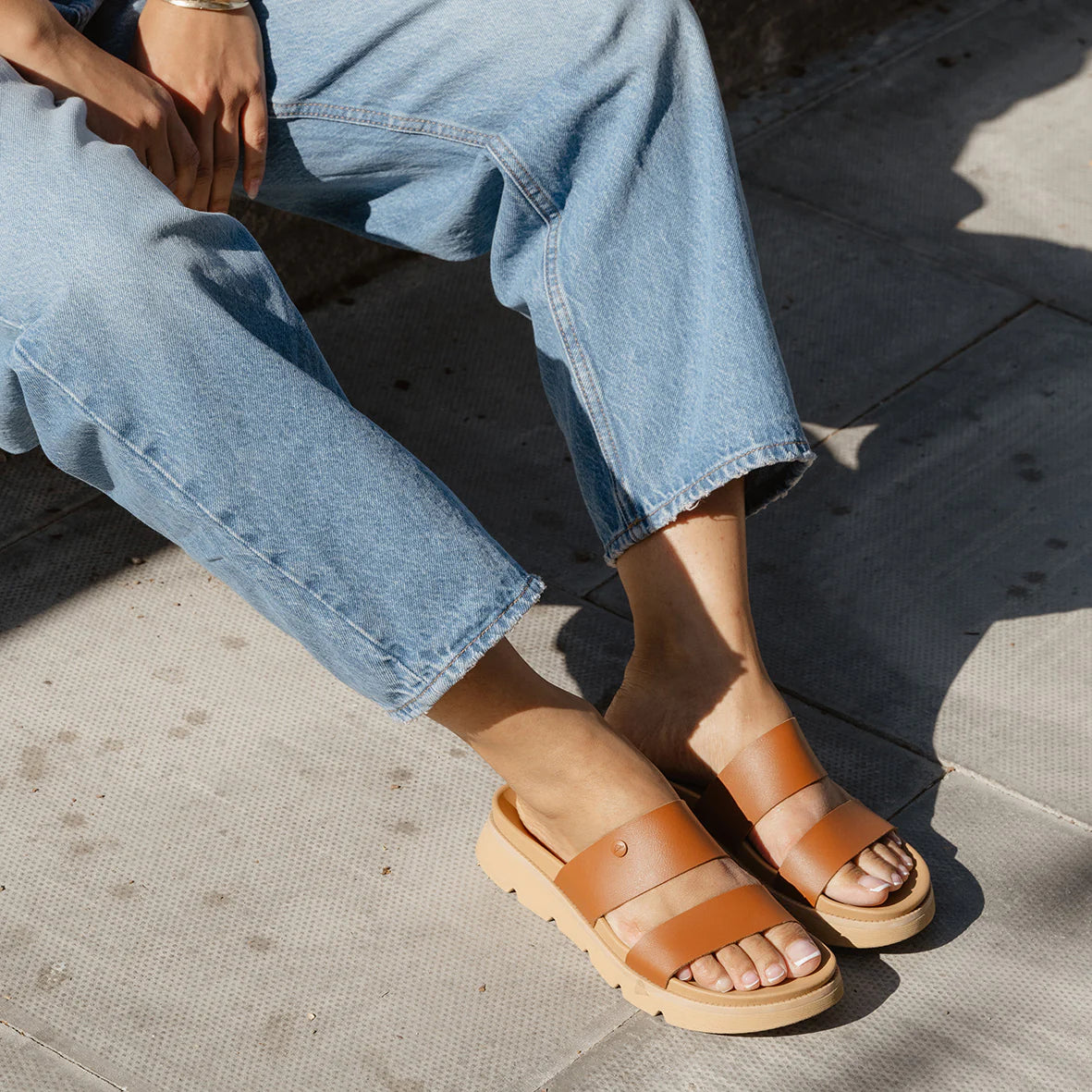 Vista Luxe Thea Shoe - Leather Brown