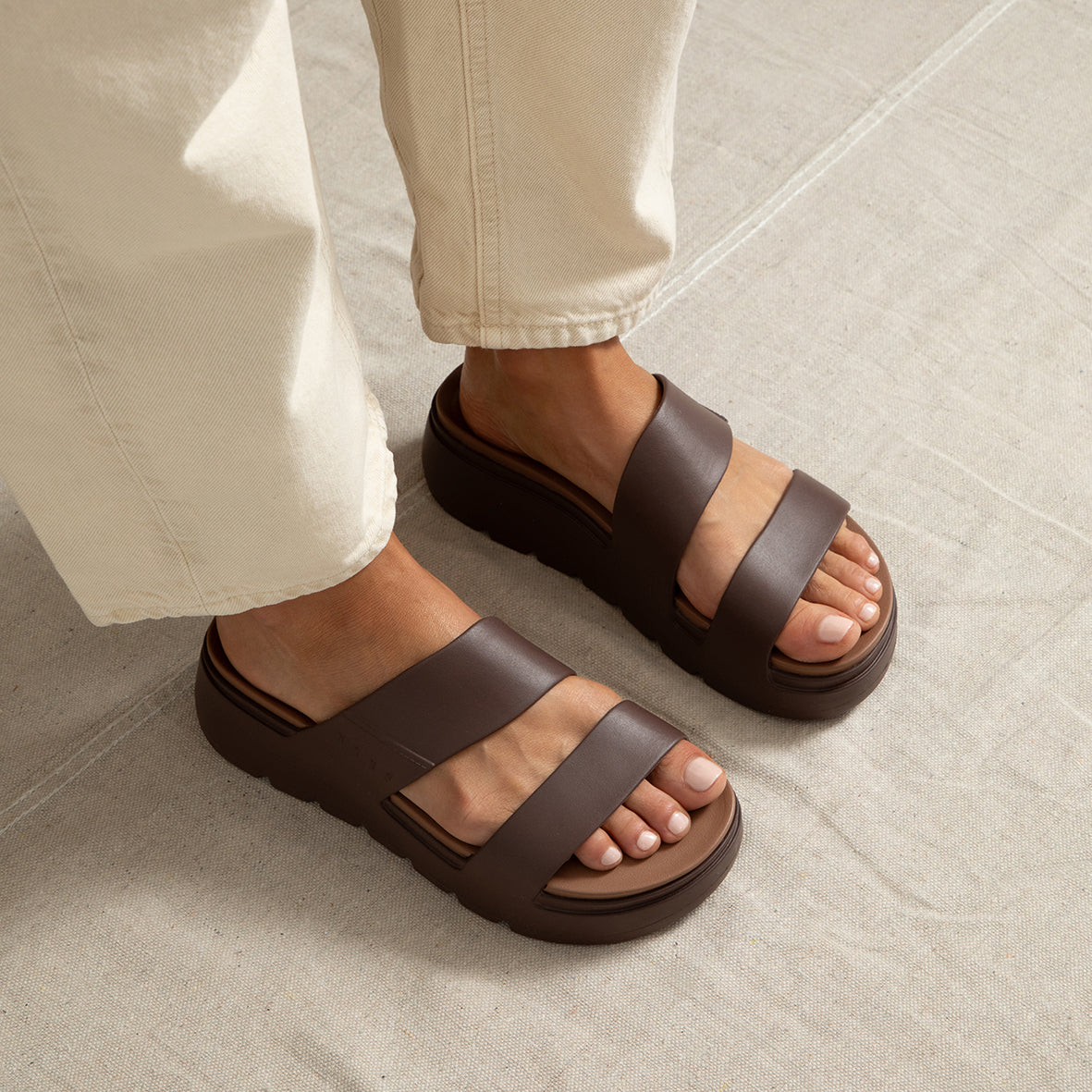 Cali Solana Shoes - Chocolate