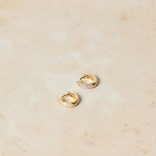 Chloe Sleeper Earrings - Gold