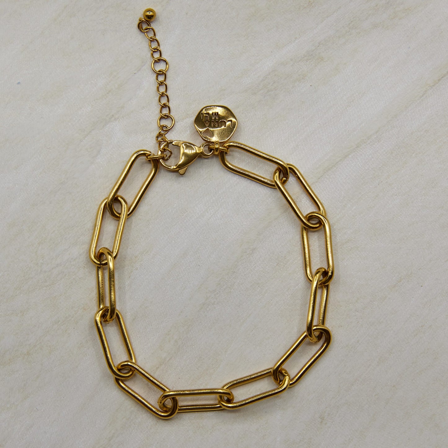 Chunky Paperclip Bracelet - Gold or Silver