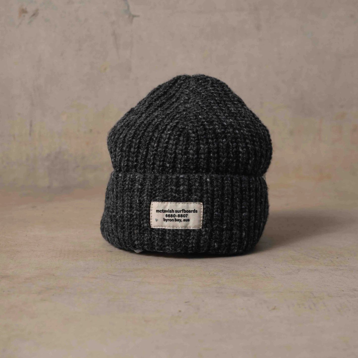 Fisherman Beanie - Charcoal