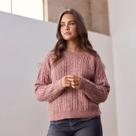 Ellie Knit - Clay Marle