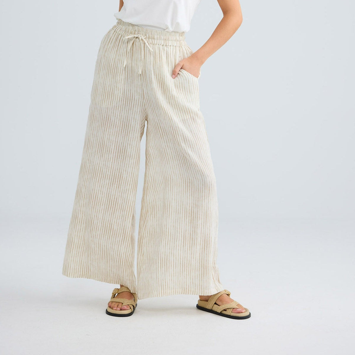 Freedom Pant - Natural Stripe