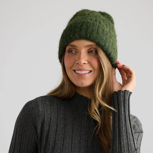 Andrea Beanie - Olive