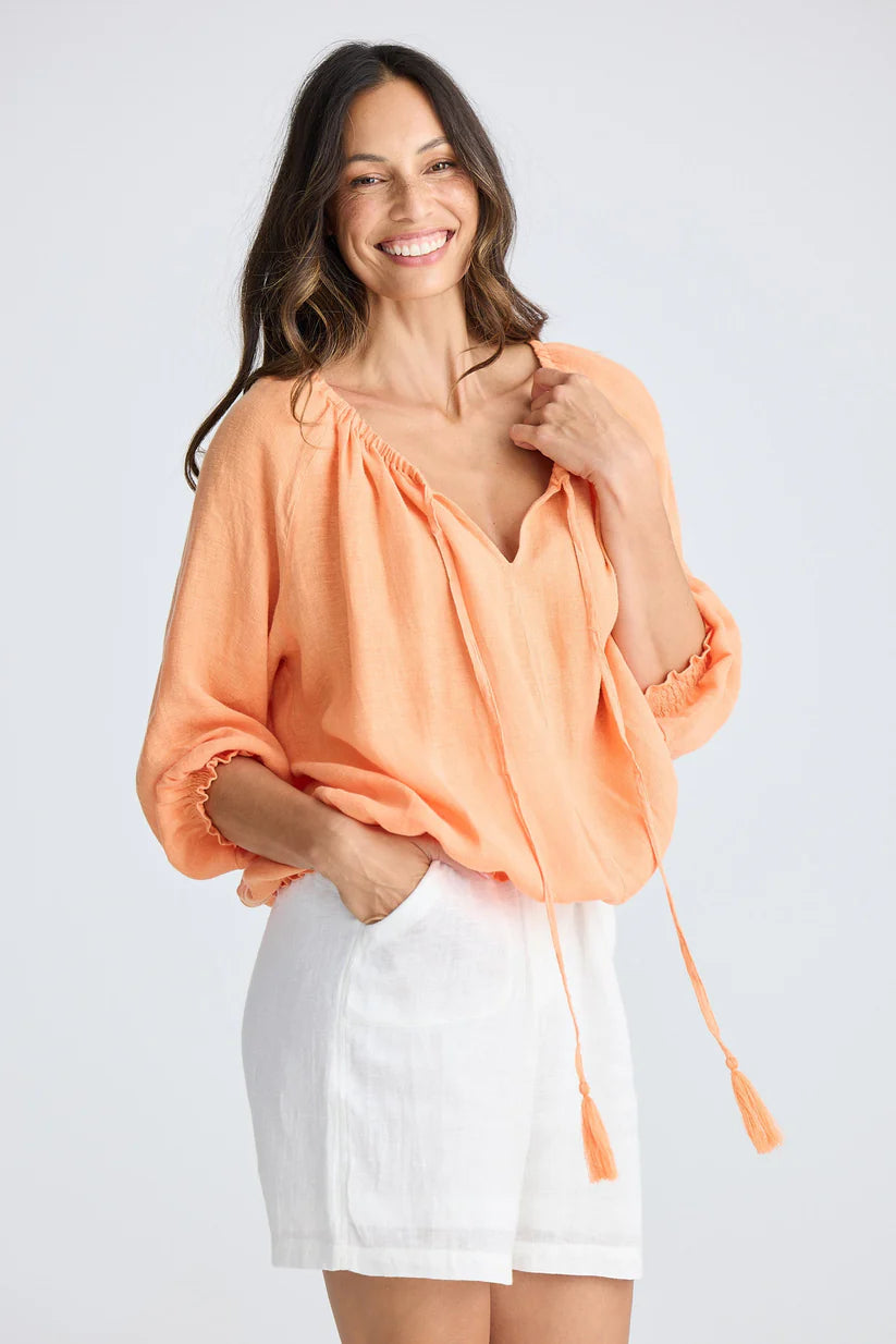 Seaside Top - Coral