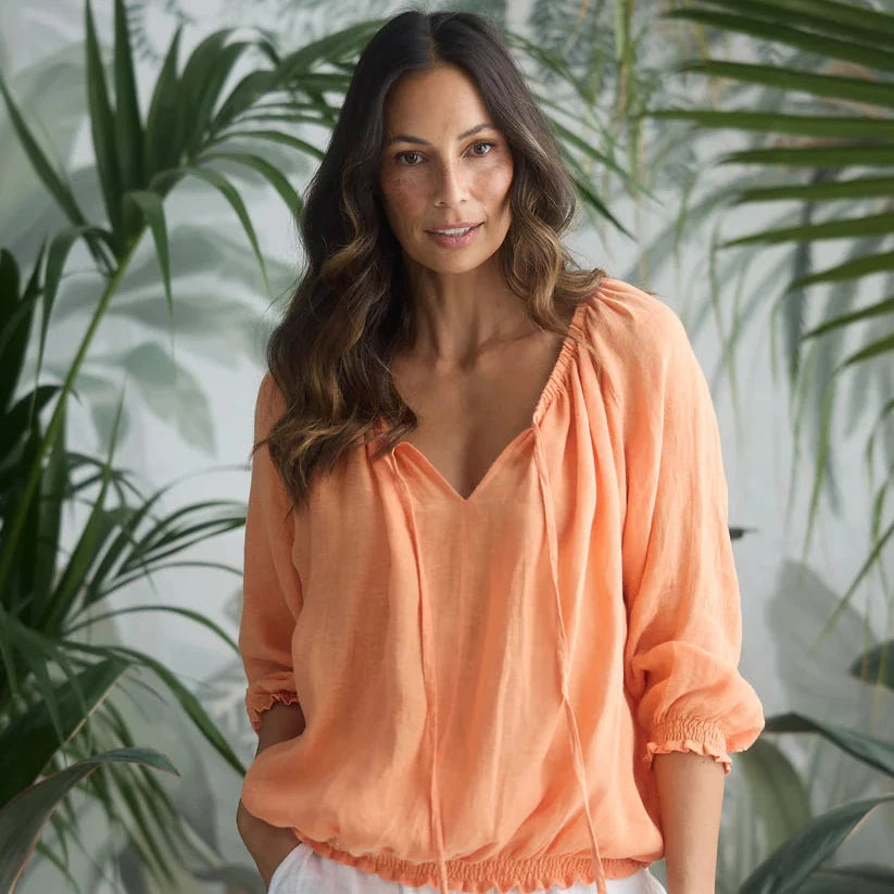 Seaside Top - Coral