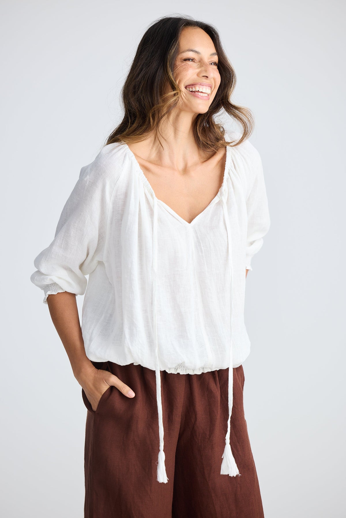 Seaside Top in White