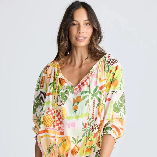 Seaside Top - Tropical Fiesta