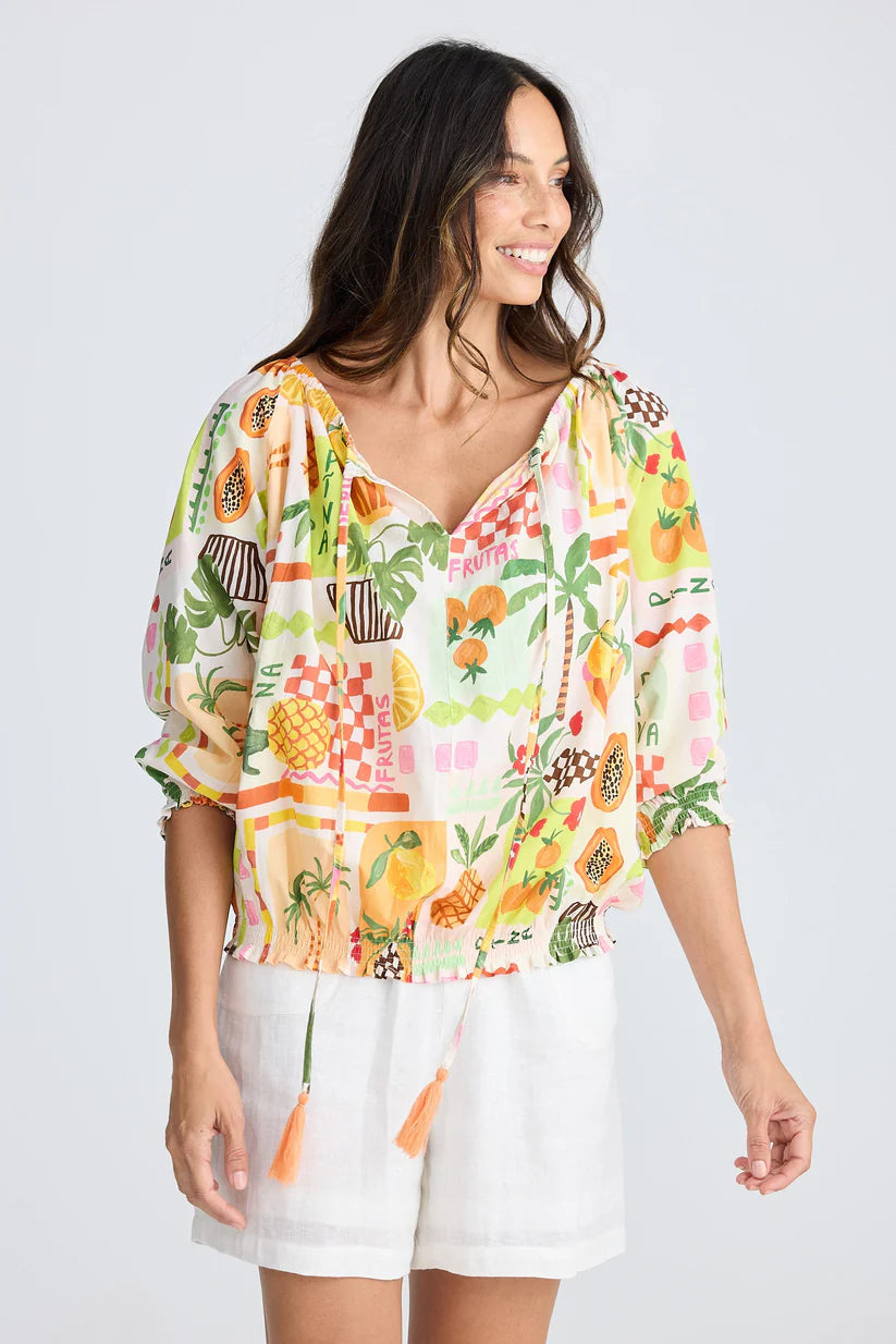 Seaside Top - Tropical Fiesta
