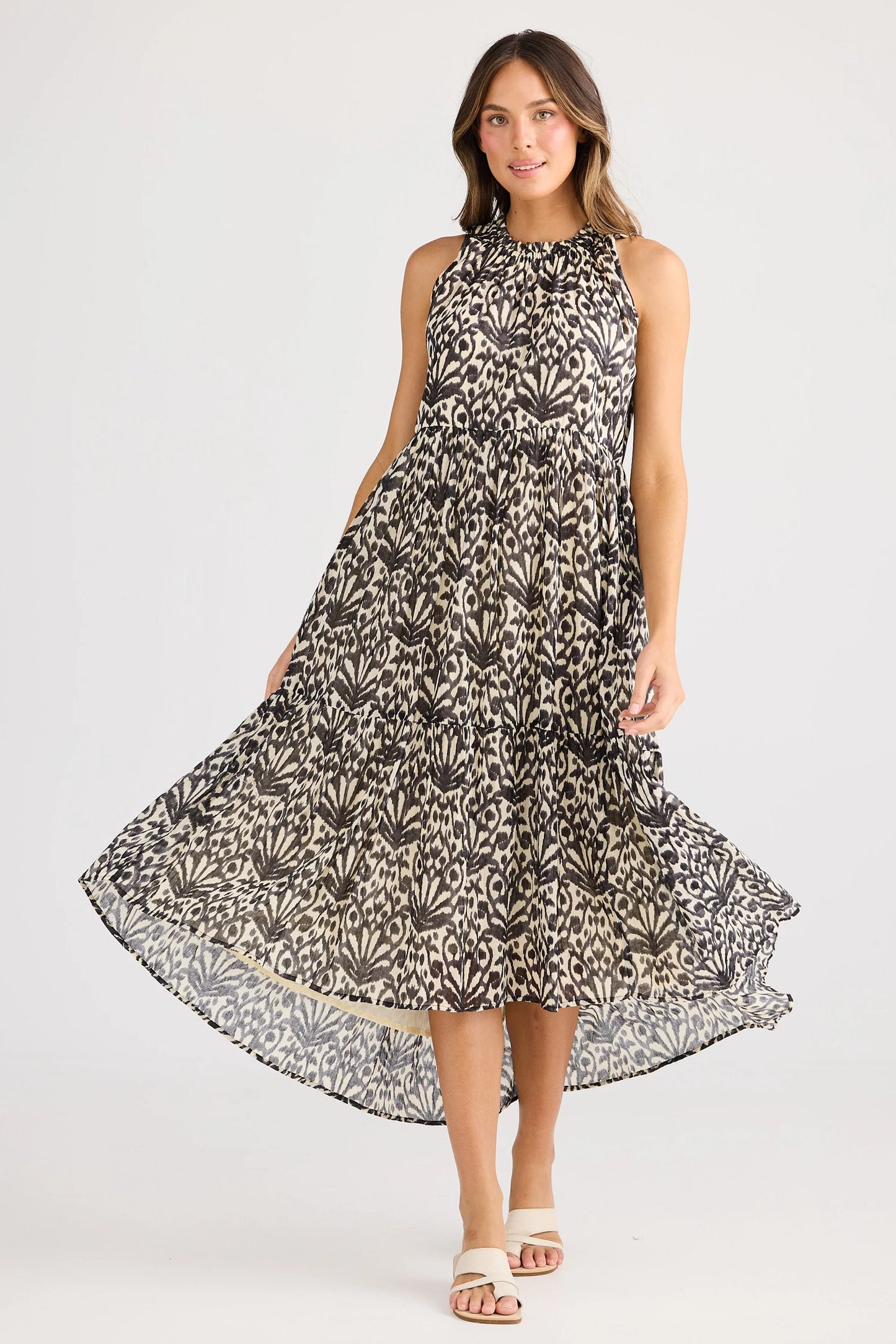 Margot Dress - Spring Fan