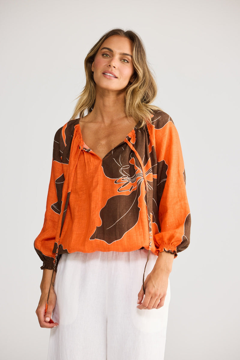 Seaside Top - Hibiscus Breeze