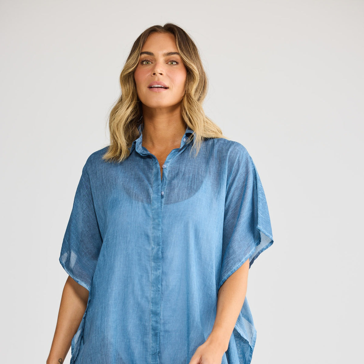 Holiday Lumi Kaftan - Navy
