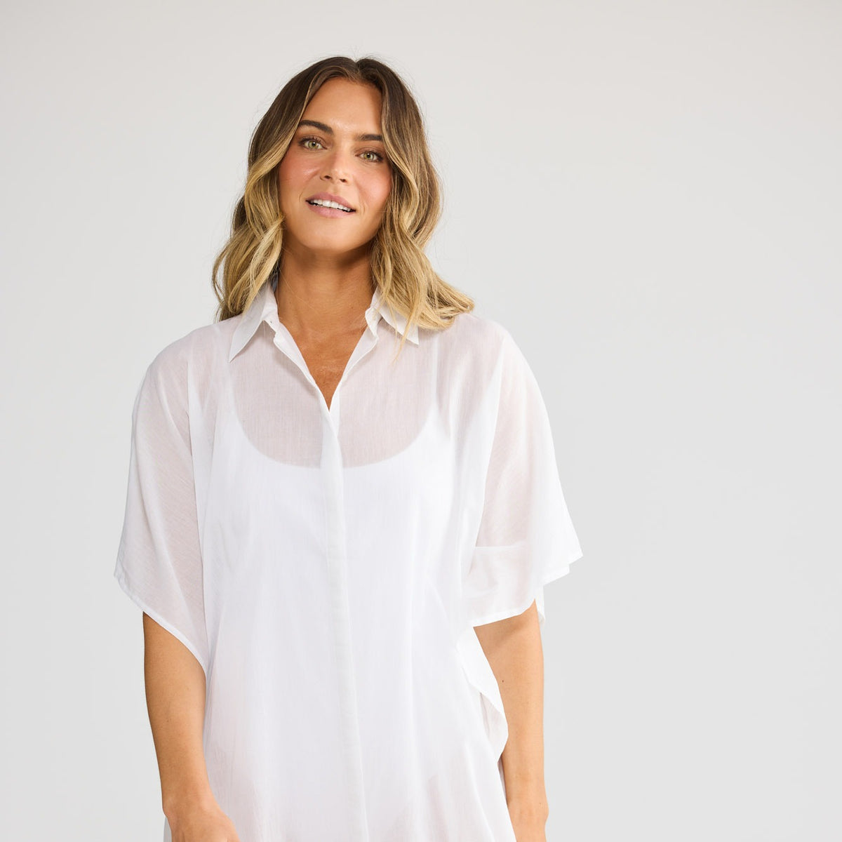 Holiday Lumi Kaftan - White