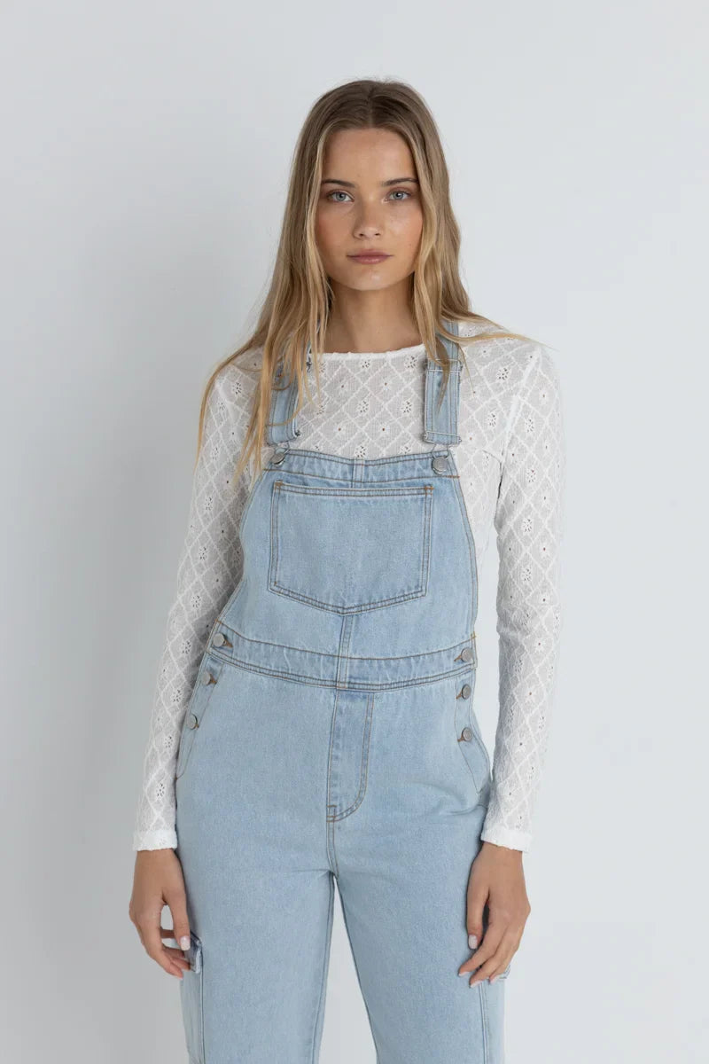 Cargo Overalls - Light Blue
