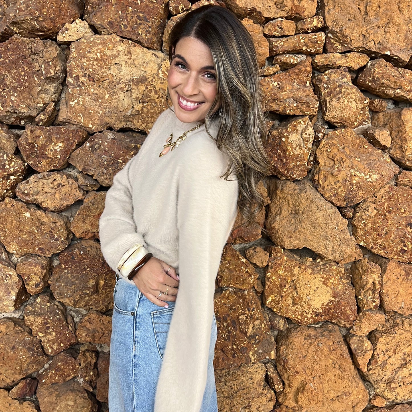 Georgia Jumper - Beige