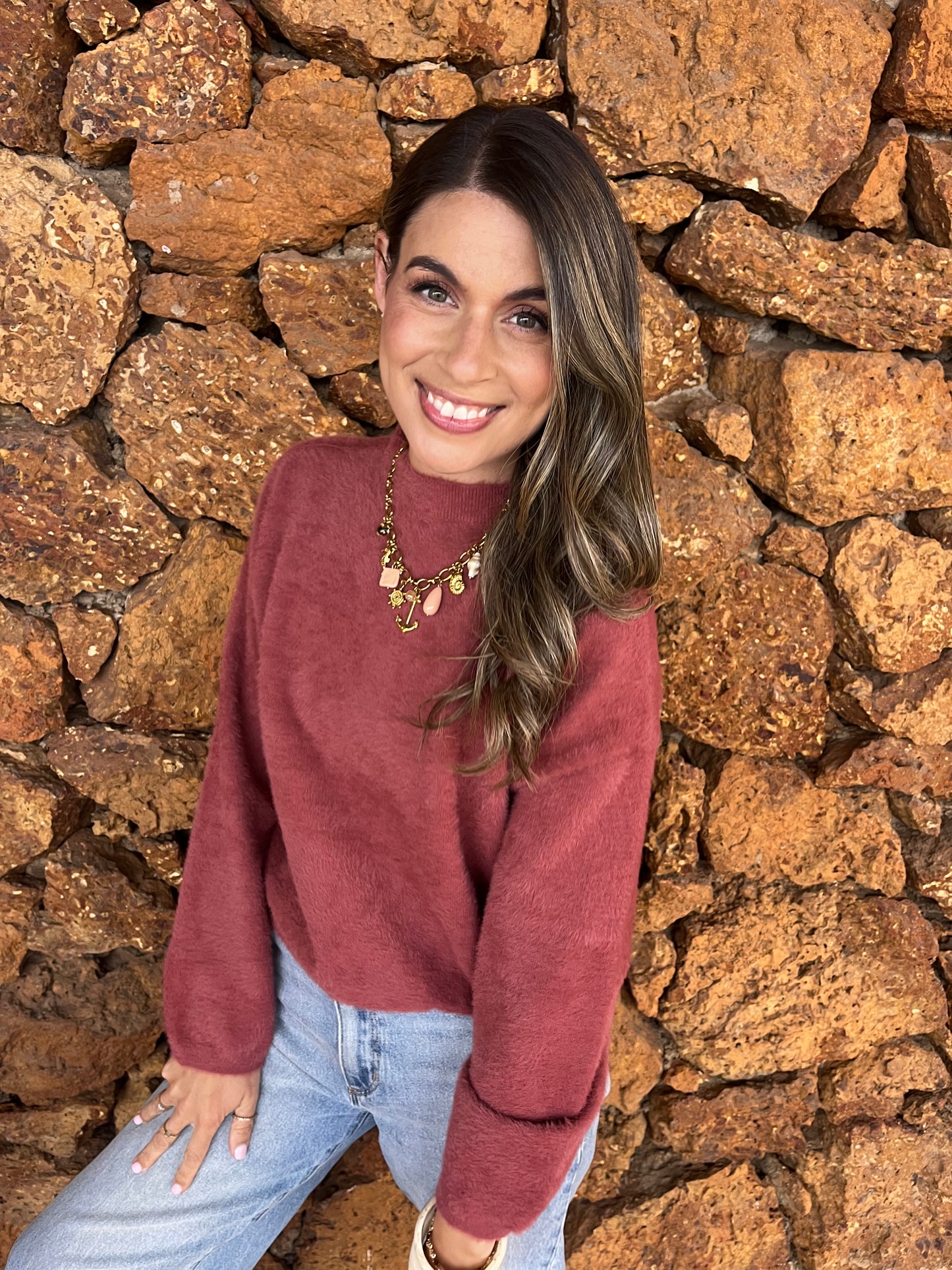 Georgia Jumper - Rosewood