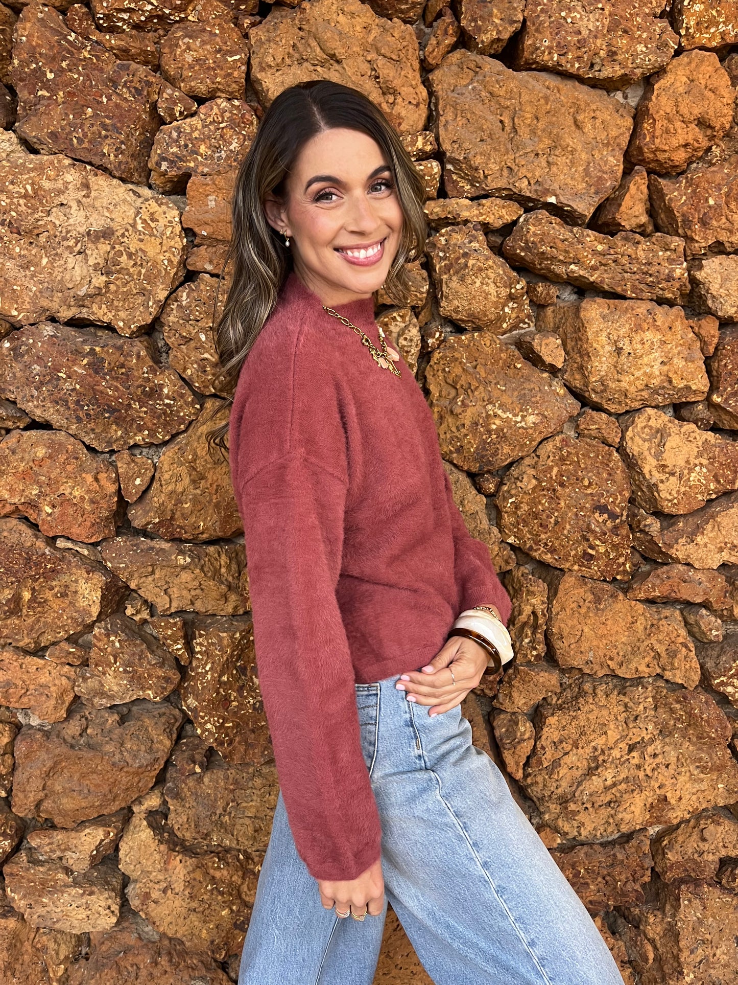 Georgia Jumper - Rosewood