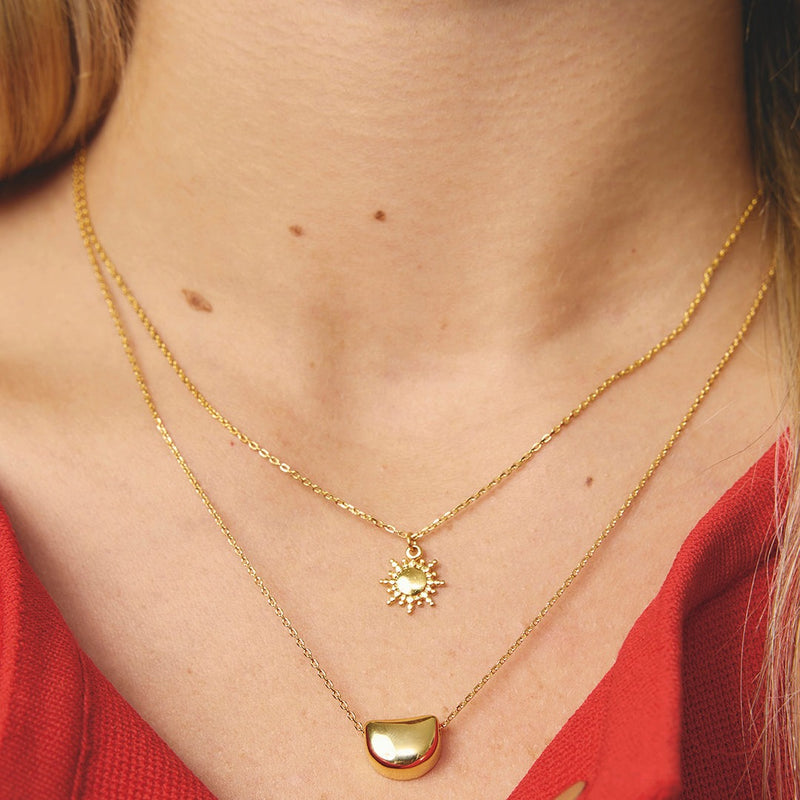Lazuli Necklace - Gold