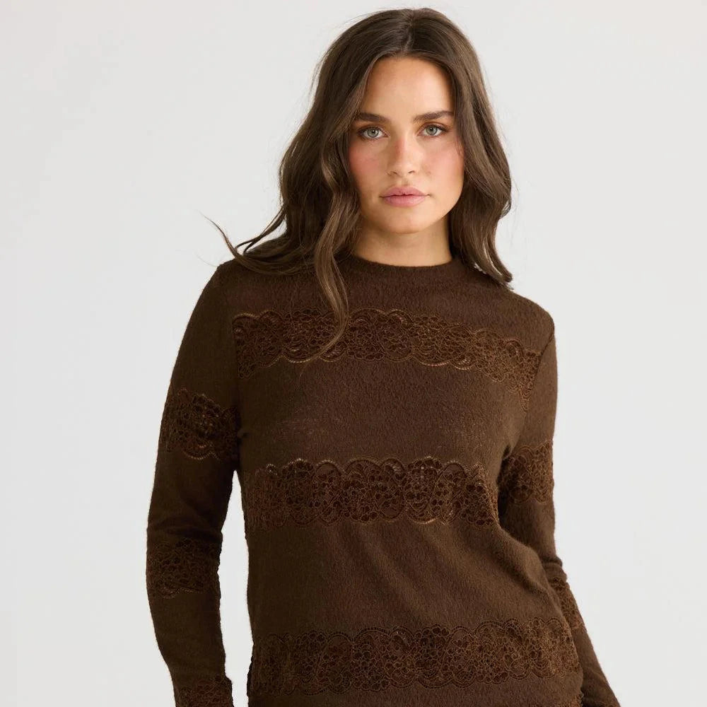 Liora Top - Chocolate