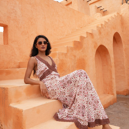 Luca Dress - Chai Floral