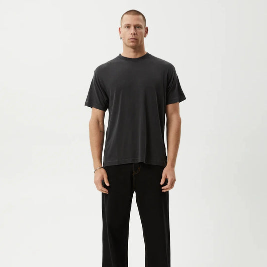 Foundation Boxy Fit Tee - Stone Black