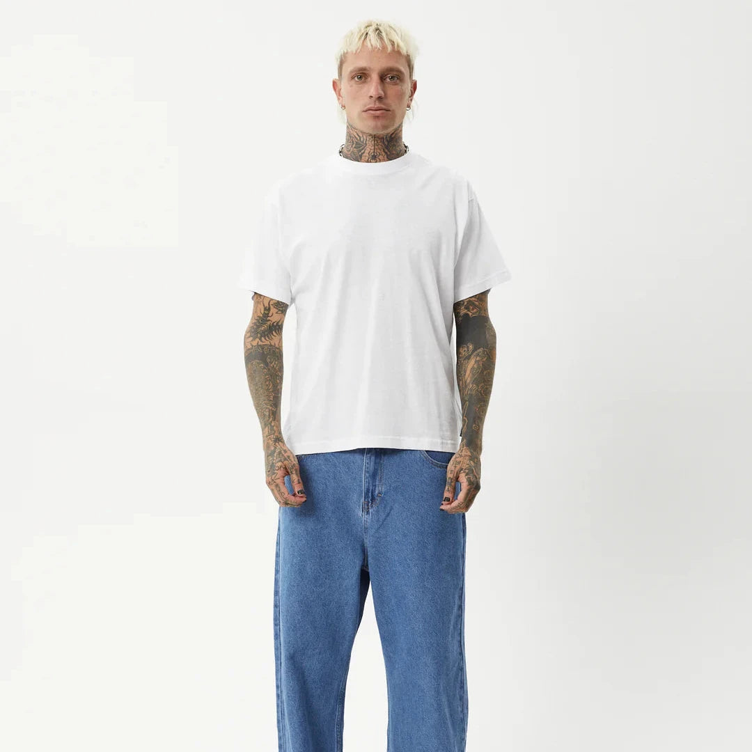 Foundation Boxy Fit Tee - White